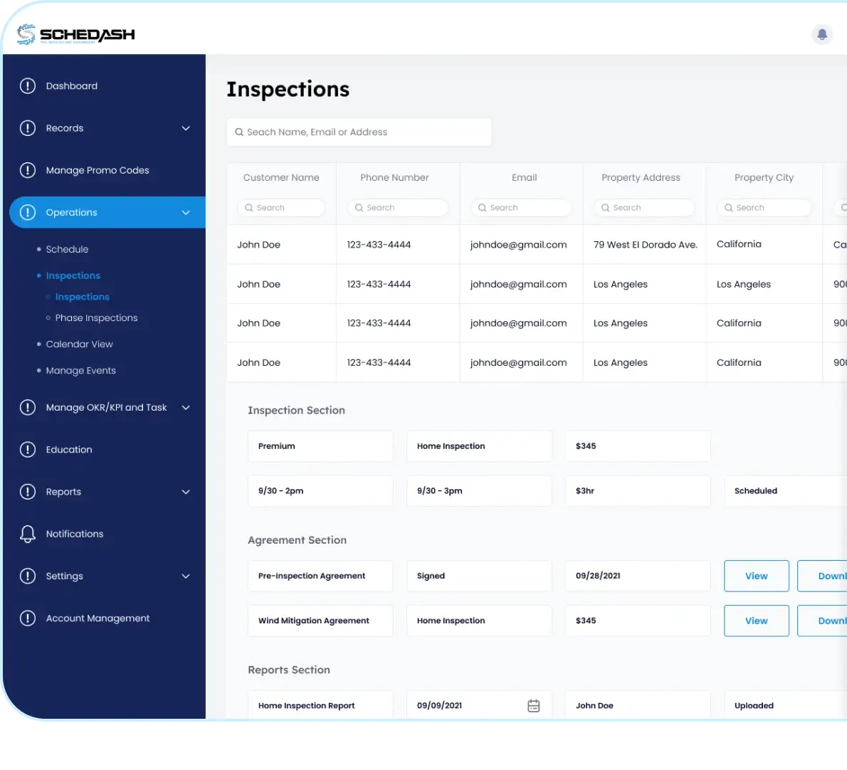 Techuz portfolio Reporting SaaS for Home Inspectors.